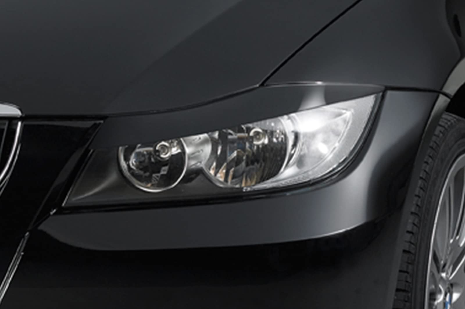 CSR-Automotive Scheinwerferblenden Kompatibel mit/Ersatz für BMW E90 / E91 3er SB056 von CSR-Automotive