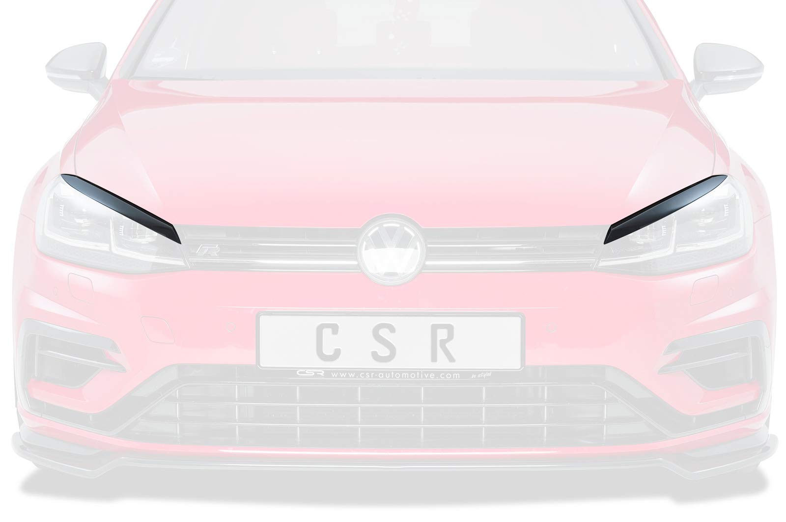 CSR-Automotive Scheinwerferblenden Kompatibel mit/Ersatz für VW Golf 7 (Typ AU) SB191-G von CSR-Automotive