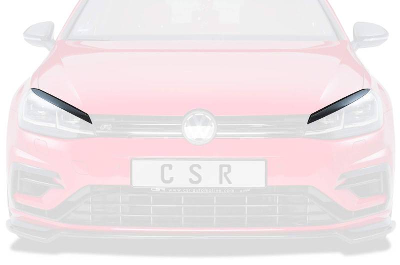 CSR-Automotive Scheinwerferblenden Kompatibel mit/Ersatz für VW Golf 7 (Typ AU) SB191-G von CSR-Automotive