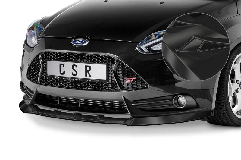 CSR-Automotive Cup-Spoilerlippe mit ABE Kompatibel mit/Ersatz für Ford Focus MK3 ST CSL491-G von CSR-Automotive
