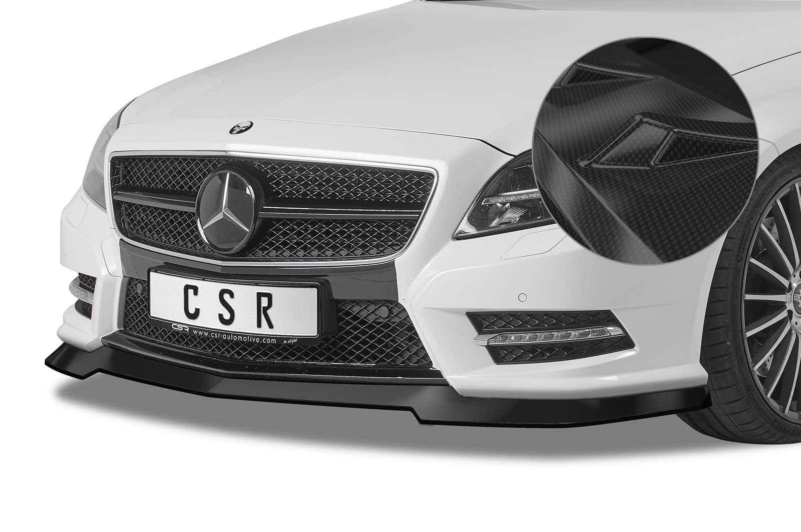 CSR-Automotive Cup-Spoilerlippe mit ABE Kompatibel mit/Ersatz für Mercedes Benz CLS C218 / X218 AMG-Line CSL416-C in Carbonoptik, Schwarz, ABS, Front CSR-Automotive Cup-Spoilerlippe mit ABE Kompatibel mit/Ersatz für Mercedes Benz CLS C218 / X218 AMG-Line CSL416-C in Carbonoptik, Schwarz, ABS, Front von CSR-Automotive