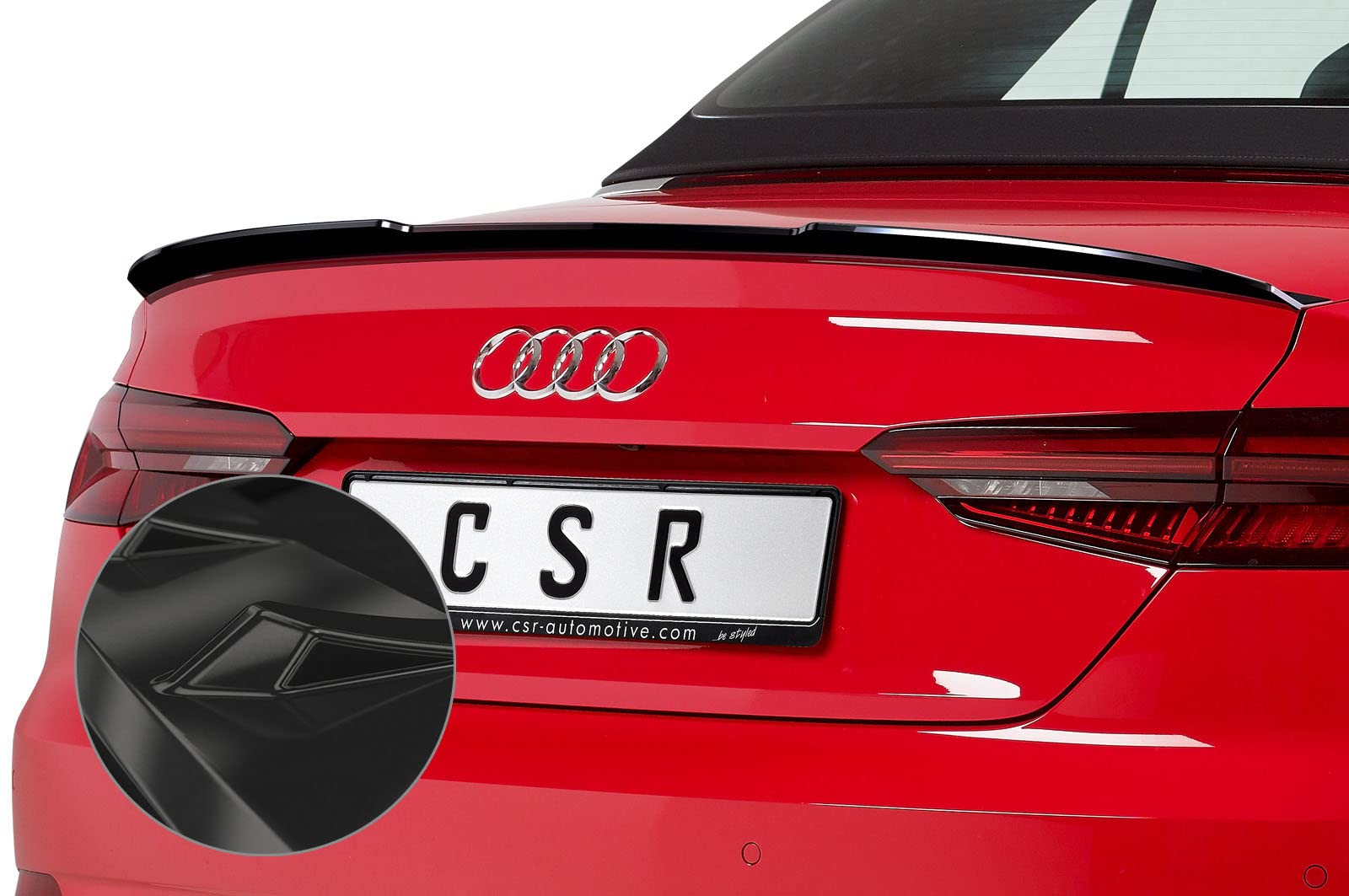 CSR-Automotive Heckflügel mit ABE Kompatibel mit/Ersatz für Audi A5 F5 Cabrio HF628-G von CSR-Automotive