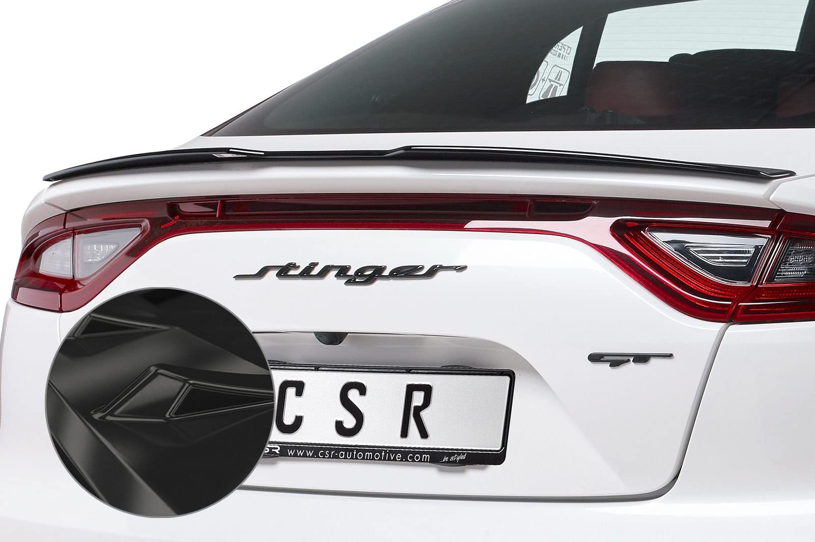 CSR-Automotive Heckflügel mit ABE Kompatibel mit/Ersatz für Kia Stinger GT HF660-G von CSR-Automotive