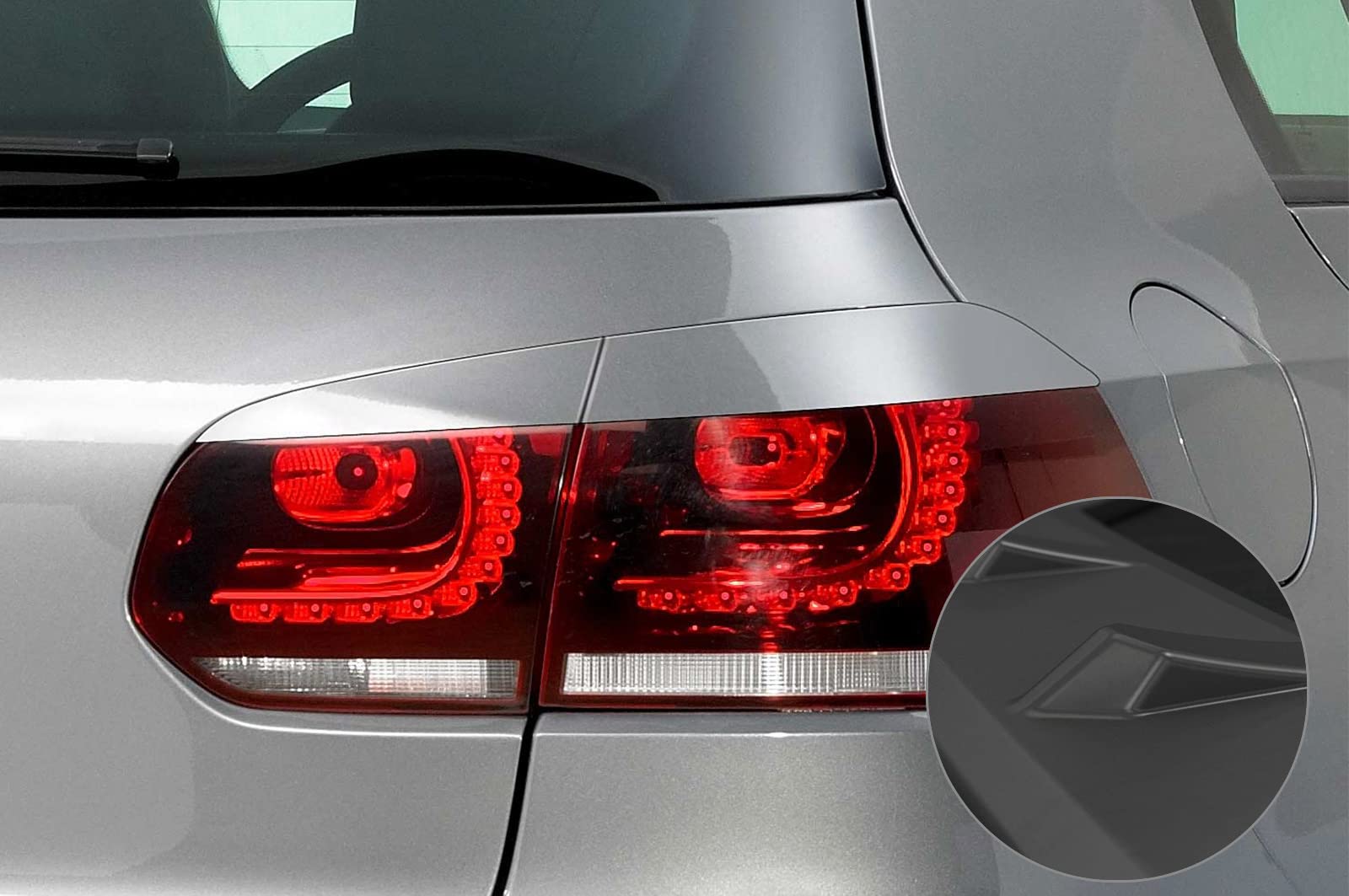 CSR-Automotive Rücklichtblenden Kompatibel mit/Ersatz für VW Golf 6 (Typ 1K) RB005-L von CSR-Automotive