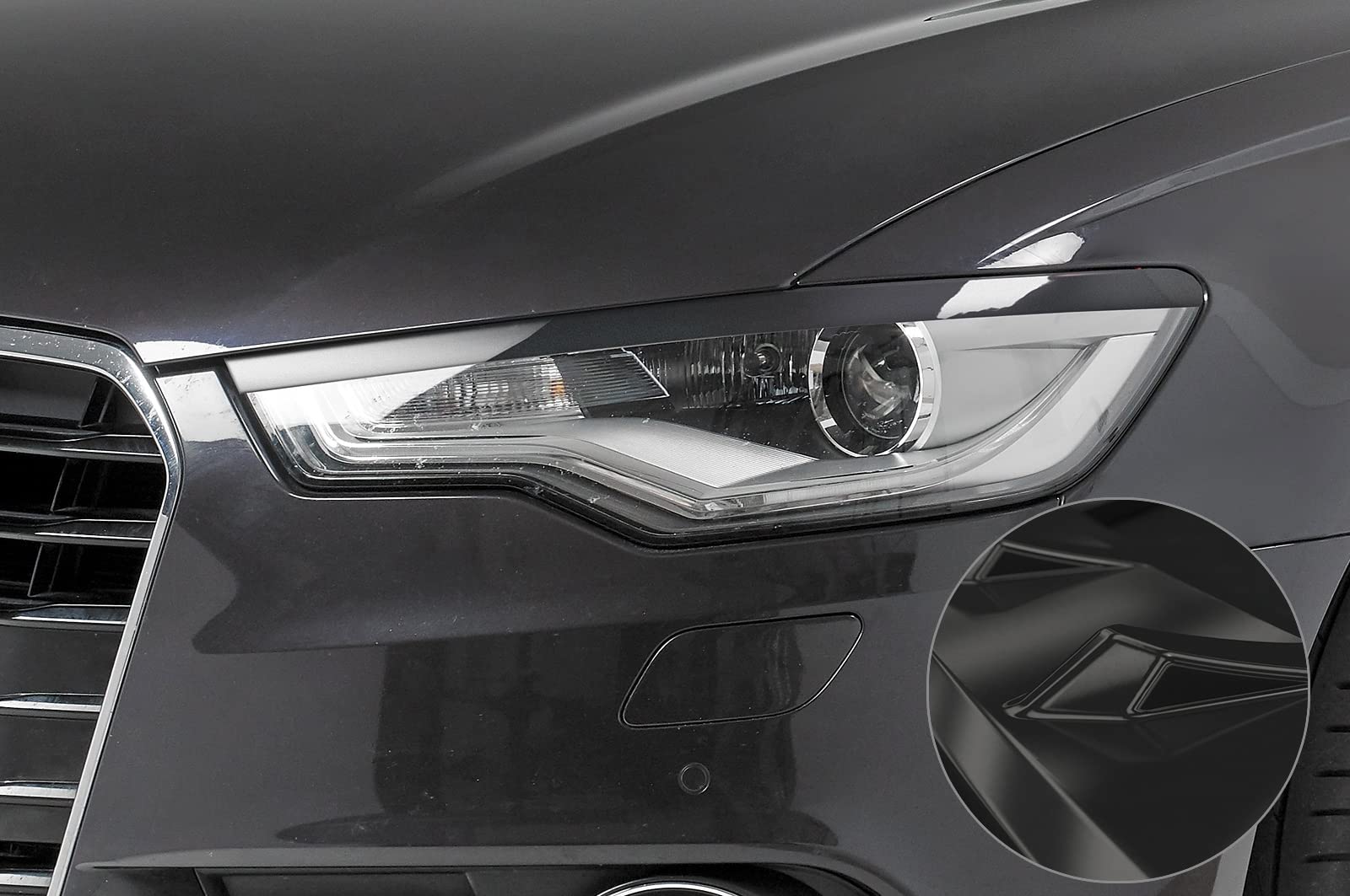 CSR-Automotive Scheinwerferblenden Kompatibel mit/Ersatz für Audi A6 4G C7 Xenon SB299-G von CSR-Automotive