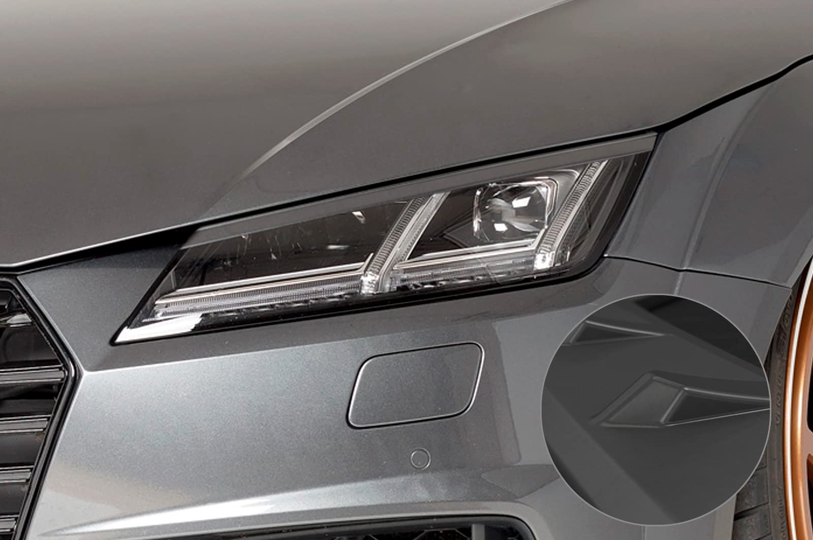 CSR-Automotive Scheinwerferblenden Kompatibel mit/Ersatz für Audi TT FV/8S SB285-L von CSR-Automotive