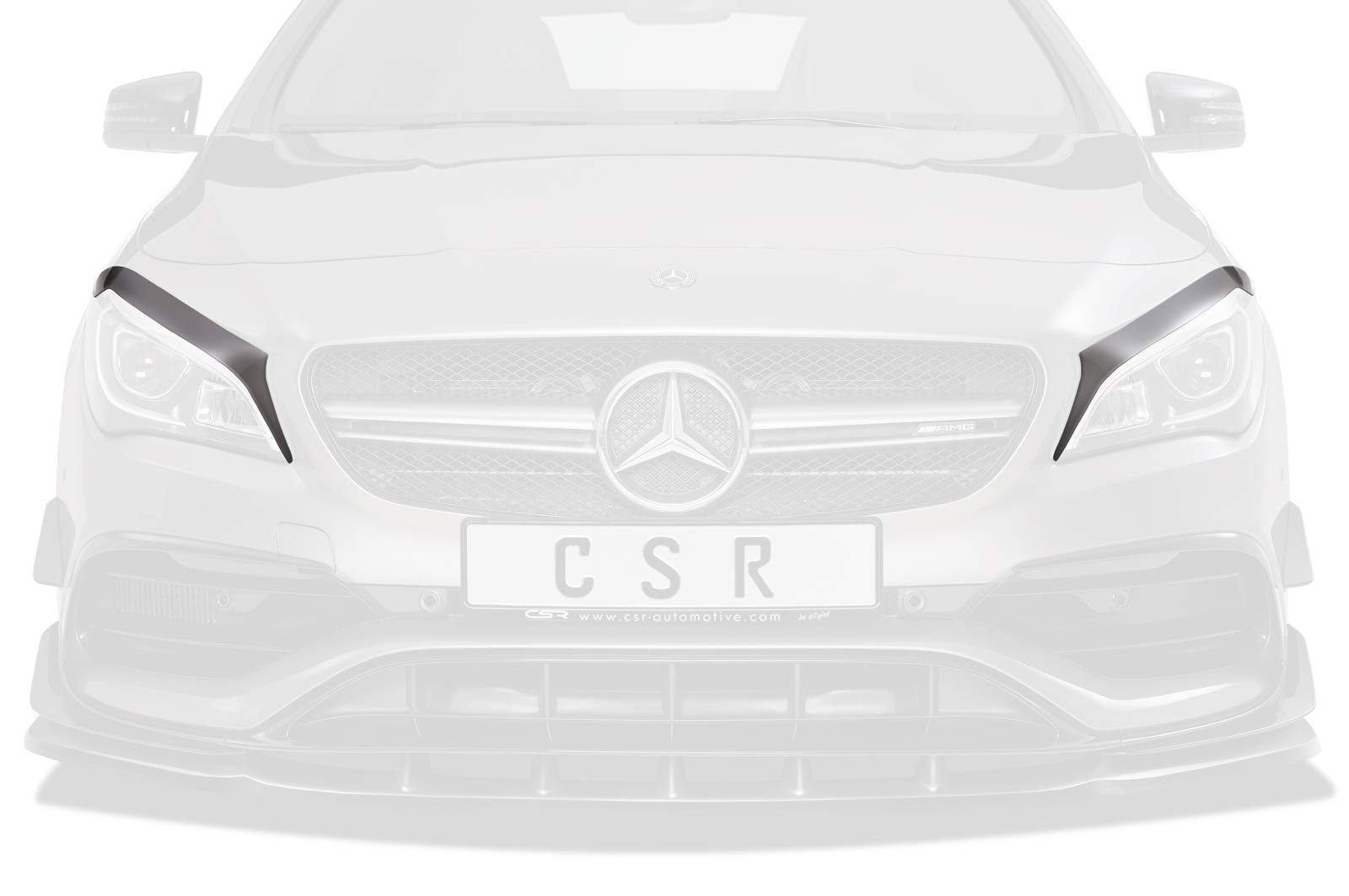 CSR-Automotive Scheinwerferblenden Kompatibel mit/Ersatz für Mercedes Benz CLA X117 / C117 SB283-L von CSR-Automotive