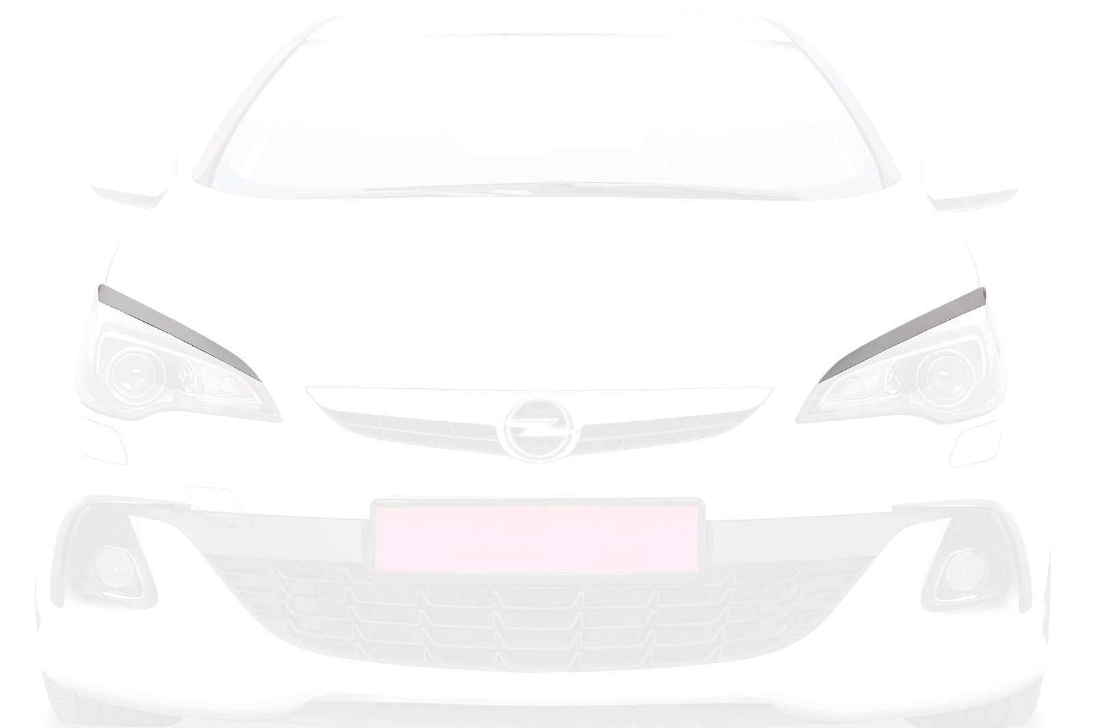 CSR - Automotive Scheinwerferblenden Kompatibel mit/Ersatz für Opel Astra J Cascada SB243 von CSR-Automotive