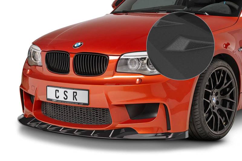 Cup-Spoilerlippe mit ABE Kompatibel mit/Ersatz für BMW 1er E82 M Coupe CSL471-S von CSR-Automotive
