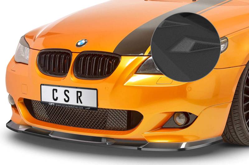 Cup-Spoilerlippe mit ABE Kompatibel mit/Ersatz für BMW 5er E60/E61 M-Paket CSR-CSL455-S von CSR-Automotive