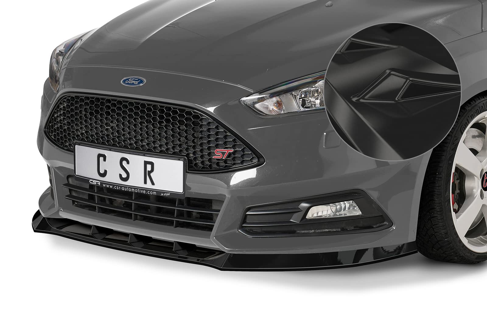 Cup-Spoilerlippe mit ABE Kompatibel mit/Ersatz für Ford Focus MK3 ST Turnier CSL476-G von CSR-Automotive