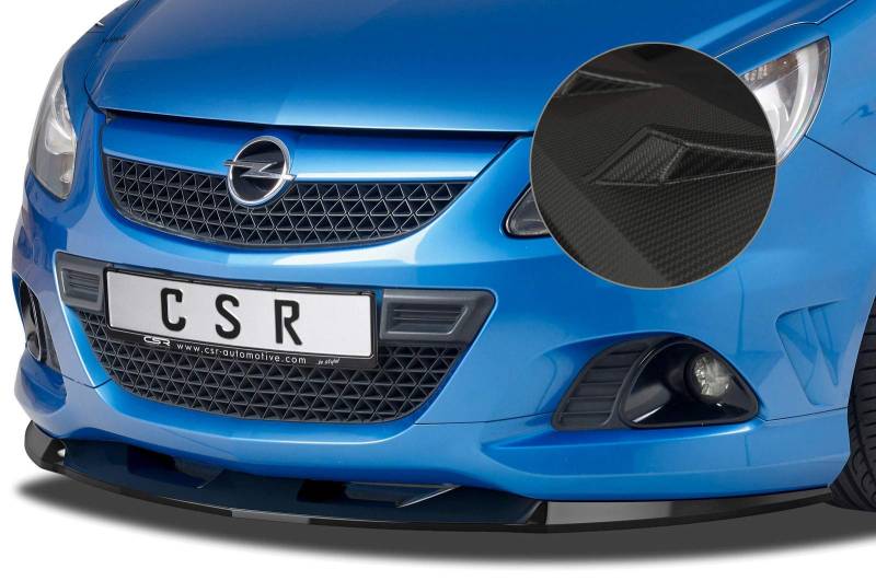 Cup-Spoilerlippe mit ABE Kompatibel mit/Ersatz für Opel Corsa D OPC CSL443-M von CSR-Automotive
