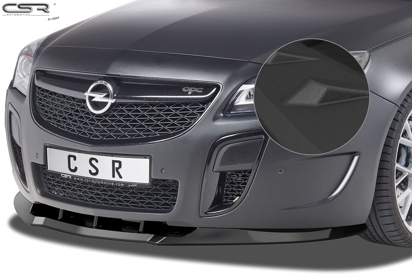 Cup-Spoilerlippe mit ABE Kompatibel mit/Ersatz für Opel Insignia A OPC Facelift CSL109-S von CSR-Automotive