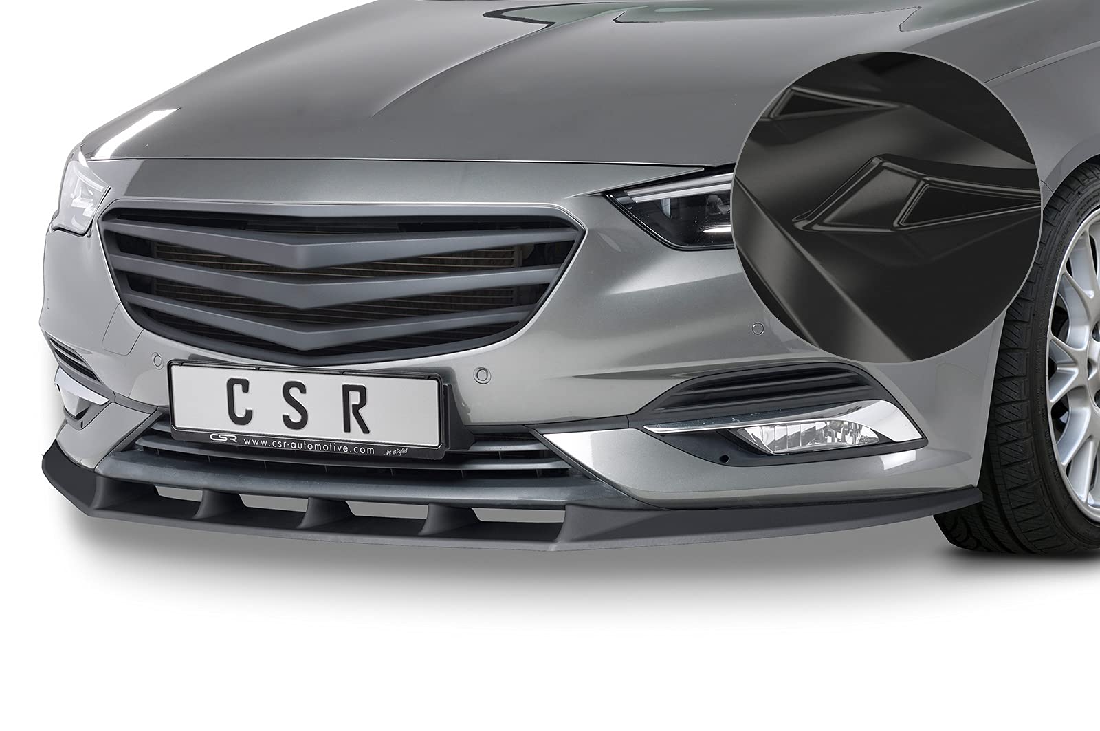 Cup-Spoilerlippe mit ABE Kompatibel mit/Ersatz für Opel Insignia B CSL431-G von CSR-Automotive