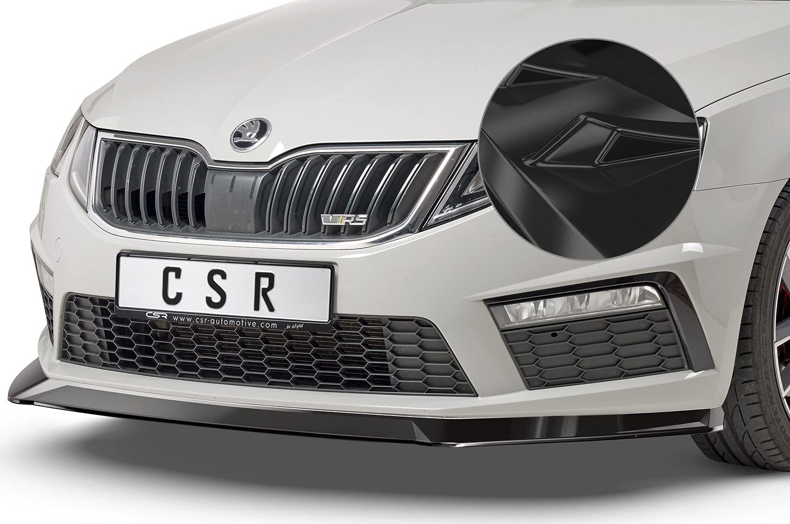 CSR-Automotive Cup-Spoilerlippe mit ABE Kompatibel mit/Ersatz für Skoda Octavia III (5E) RS CSL389-G von CSR-Automotive