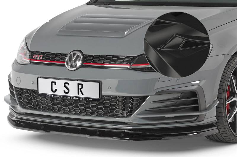 CSR-Automotive Cup-Spoilerlippe mit ABE Kompatibel mit/Ersatz für VW Golf 7 GTI TCR CSL368-G von CSR-Automotive