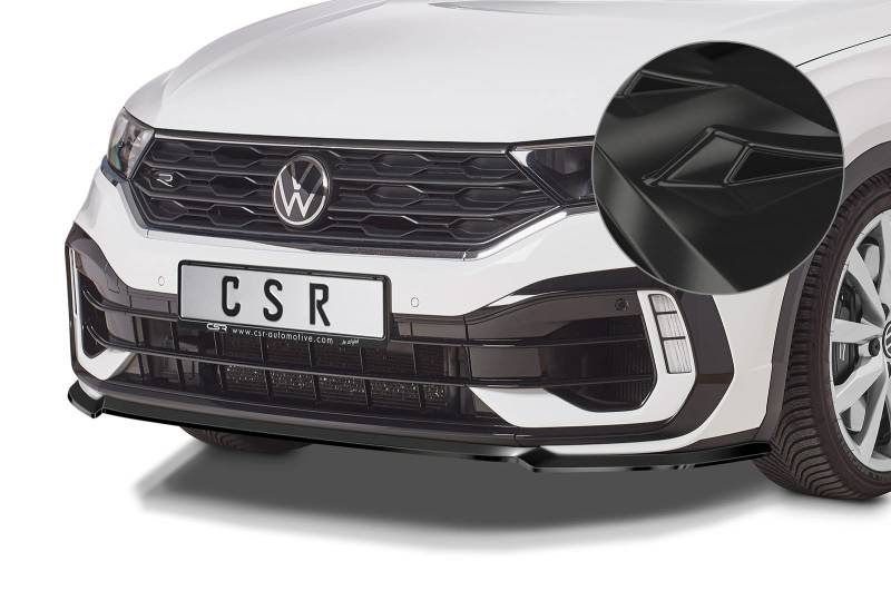 Cup-Spoilerlippe mit ABE Kompatibel mit/Ersatz für VW T-ROC (A1) R CSL568-G von CSR-Automotive