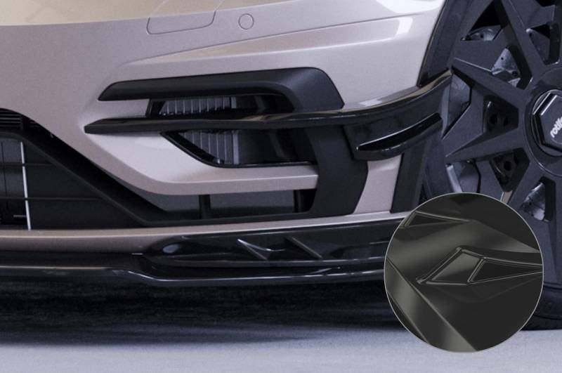 Performance Flaps Kompatibel mit/Ersatz für VW Golf 7 (Typ AU) R FP019-G von CSR-Automotive