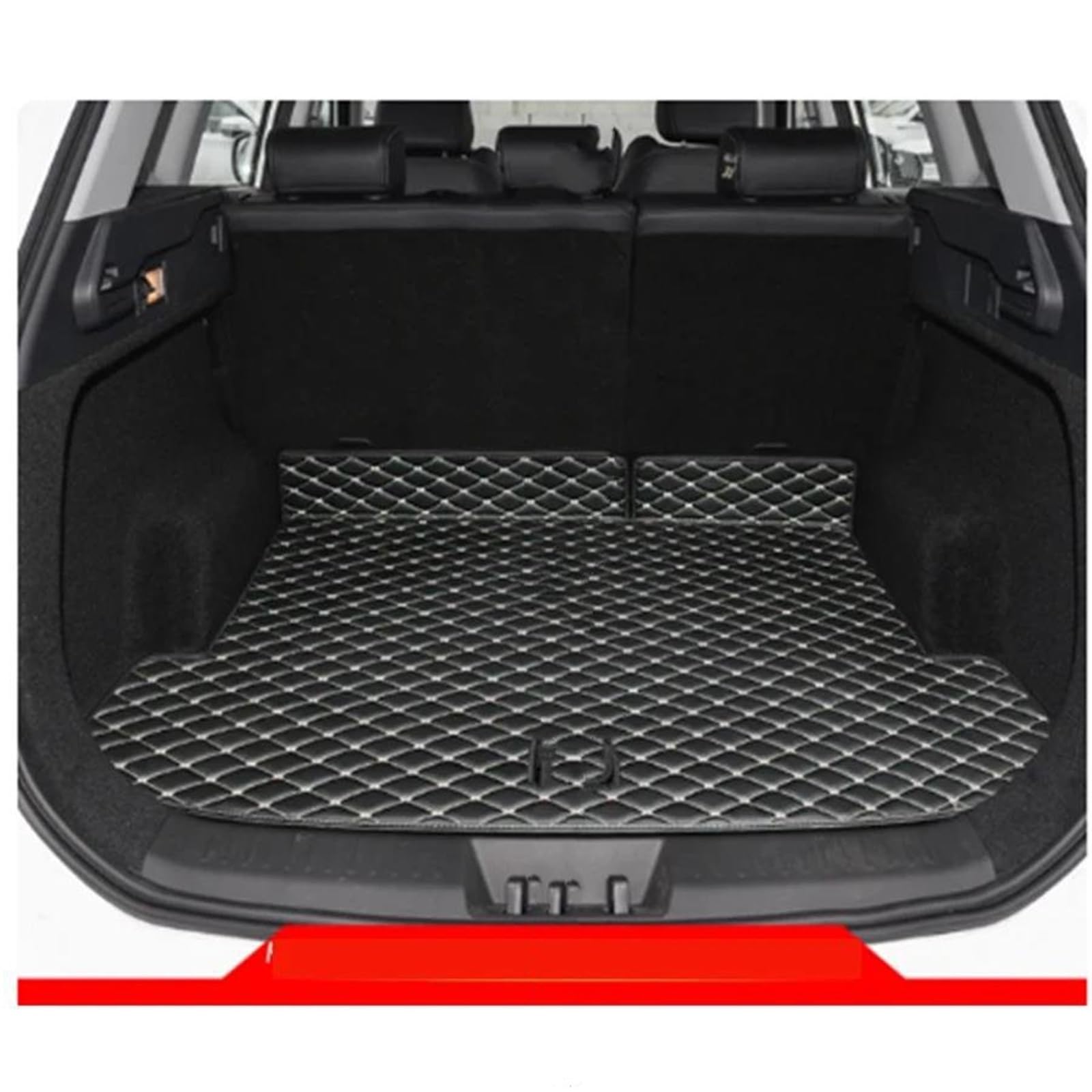 Kofferraumwanne Autozubehör Kofferraummatte Cargo-Kofferraummatte Tablettform Anti-Rutsch-Matte Zubehör Für Chery Für Tiggo 7 PRO MAX 2020-2025(Style 2) von CSSPDM