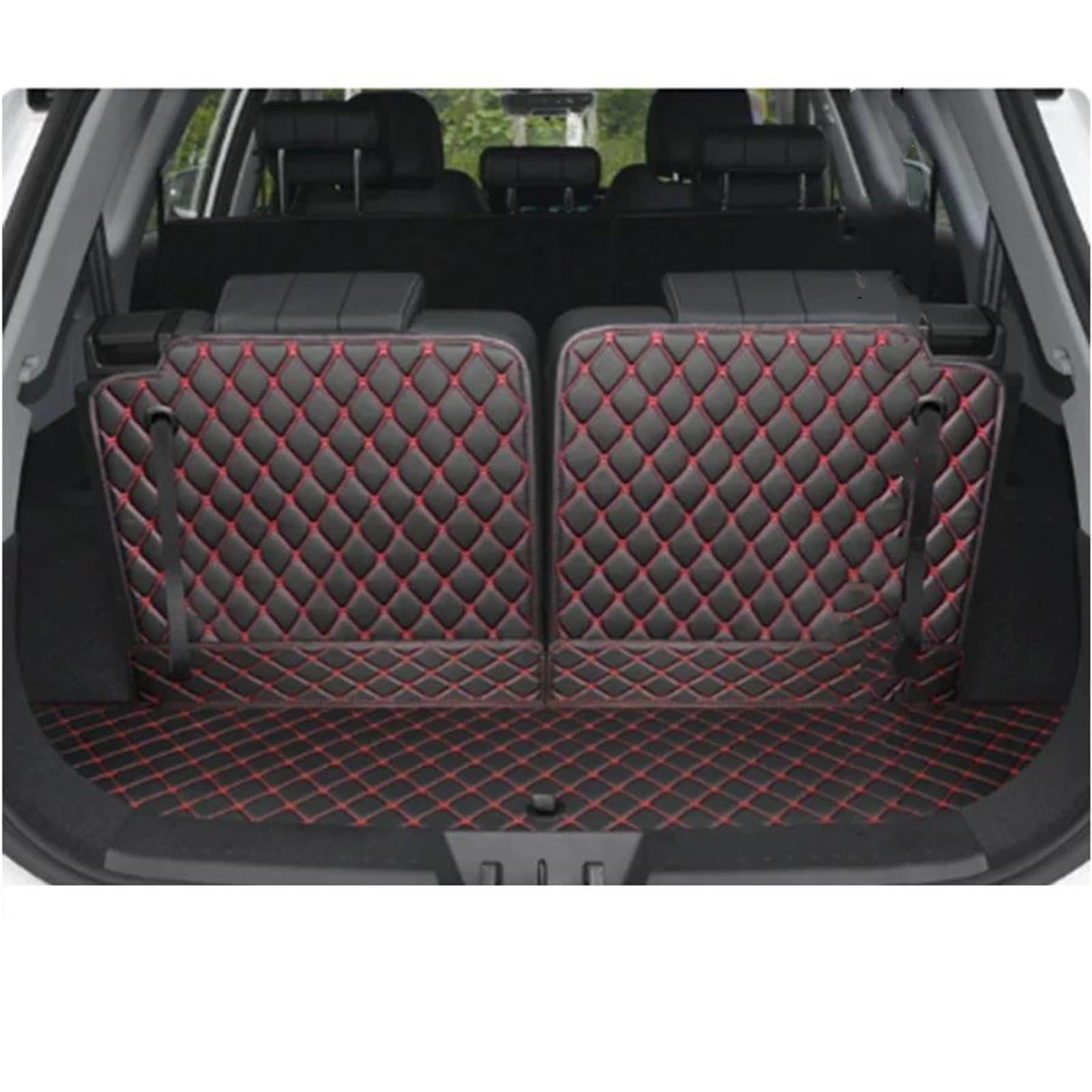 Kofferraumwanne Kofferraummatten Kofferraum Cargo Storage Teppich Liner Kofferraumschutzmatte Für Chery Für Tiggo 8 PRO MAX 2021-2025(Style 4) von CSSPDM