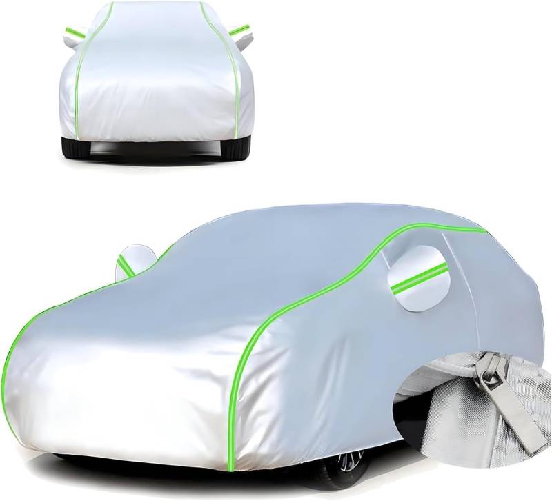 Autoabdeckung für Infiniti EX37 2013,Wasserdicht Staubdicht mit UV-Schutz Allwettertaugliche Autoplane mit Reißverschluss und Reflexionsstreifen,F von CSYKKL