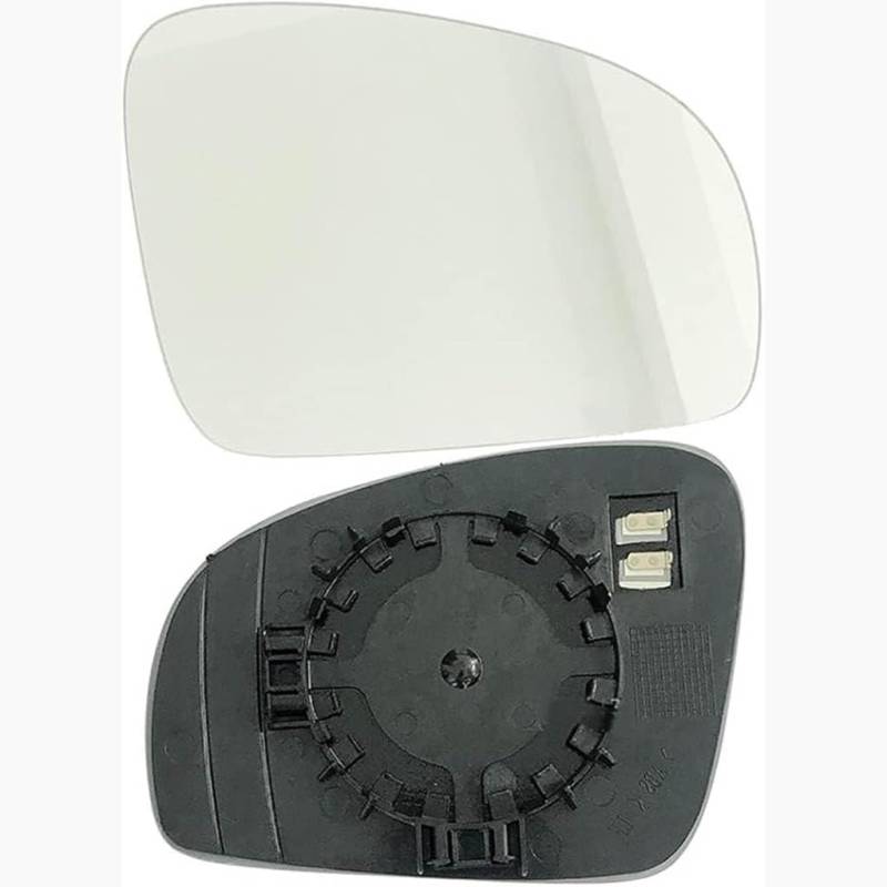 Auto-Seitenspiegelglas für Skoda Fabia I II III Mk1/2/3 2007-2014,Ersatzspiegelglas Rückspiegelglas Außenspiegel Außendekoration Zubehör,2-right von CSYSWJZD