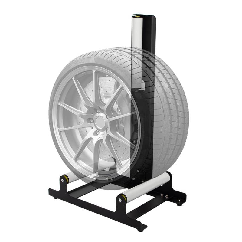 CStern Reifenregal Reinigungsständer Autoreifen Ständer Garagen Zubehör für Reinigen und Polieren von Reifen,Tragkraft 50kg,58x36.5x89cm von CStern