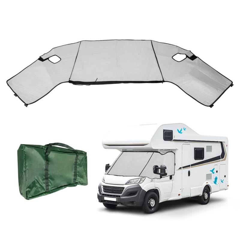 CStern Wohnmobil Frontscheibenabdeckung,Frontscheibe Wrap Cover,Windschutzscheibenabdeckung,für FIAT Ducato Peugeot Boxer Citroen Relay X250/290 from 2006-2022 Campervan Motorhome von CStern