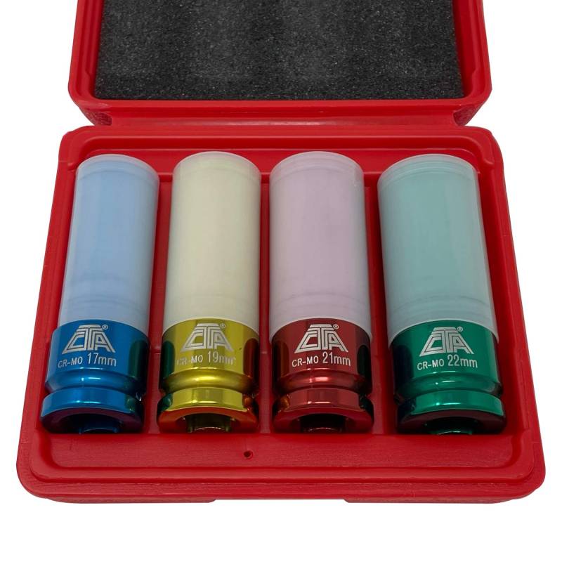 CTA Tools 1014 Dünnwandige metrische Steckschlüsseleinsätze (4-teilig) von CTA Tools