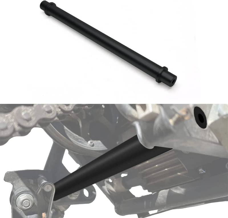 CTDOESO Motorrad-Fußrastenhalterung aus Aluminium Schwarz Fußstützstab für Sur Ron Light Bee X/S Elektro Dirt Bike (Schwarzes Fußstützstab) von CTDOESO