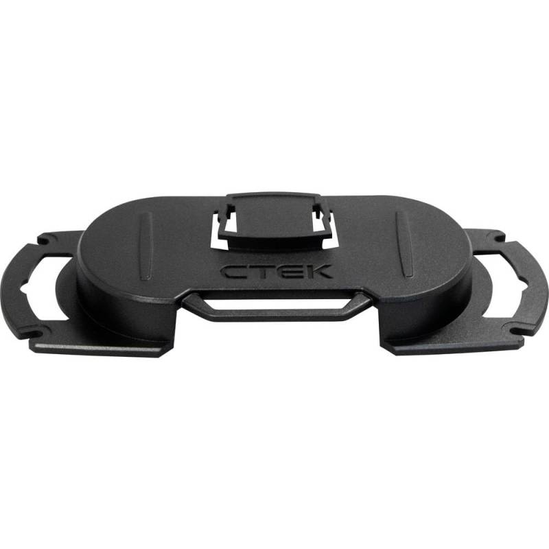 CTEK CS Wall Mount, praktische & sichere Aufbewahrung für CS Batterieladegeräte, Klemmhalterung für geordnete Kabelaufbewahrung, für einfaches Laden, robust, vielseitig von CTEK