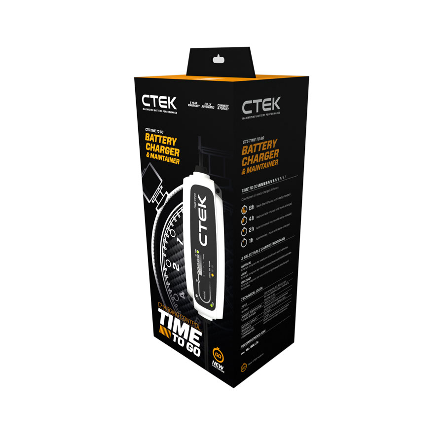 CTEK CT5 Time To Go Batterieladegerät mit Ladedaueranzeige von CTEK