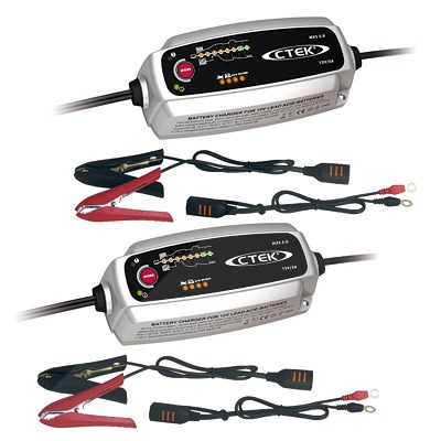Ctek 2x MXS 5.0 Batterieladegerät 12V 5A CTEK056-305 von CTEK