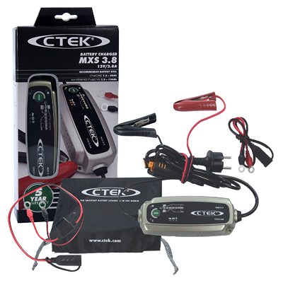 Ctek Batterieladegerät MXS 3.8 + Comfort Indicator 0,55m von CTEK