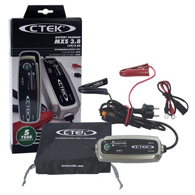 Ctek MXS 3.8 Batterieladegerät 12V 0,8/3,8A [Hersteller-Nr. CTEK056-309] von CTEK