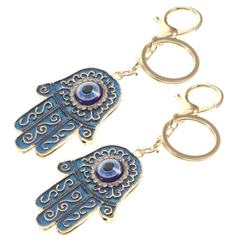 CTIRCHIU 2Stücke Evil Eye Auto Hängeornamente Kreative Handdeko Für Rückspiegel Auto Hängezubehör Exquisites Design Für Freunde Familie von CTIRCHIU