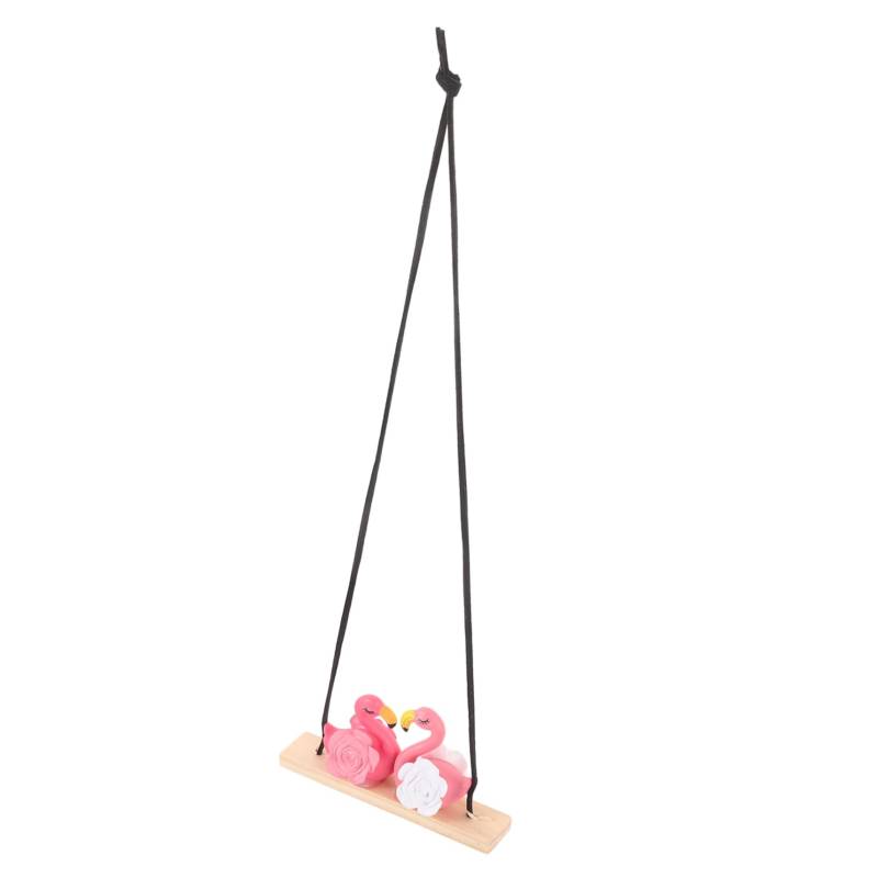CTIRCHIU Flamingo Autoanhänger Dekoration Einzigartiges Design Für Rückspiegel Aus Langlebigem Resin Und Stabil Mit Pad Vielseitig Einsetzbar Für Auto Und Zuhause von CTIRCHIU