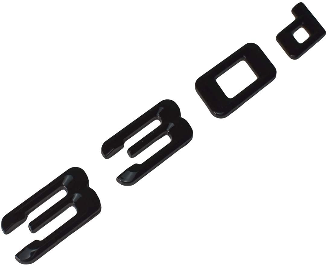 MCK Auto 330d schwarz glänzend Heckklappe Logo hinten Abzeichen Emblem Tuning kompatibel mit E90 E91 E92 E93 F30 F31 F32 F33 F34 HB3R1 MCK Auto 330d schwarz glänzend Heckklappe Logo hinten Abzeichen Emblem Tuning kompatibel mit E90 E91 E92 E93 F30 F31 F32 F33 F34 HB3R1 von CTRONIC