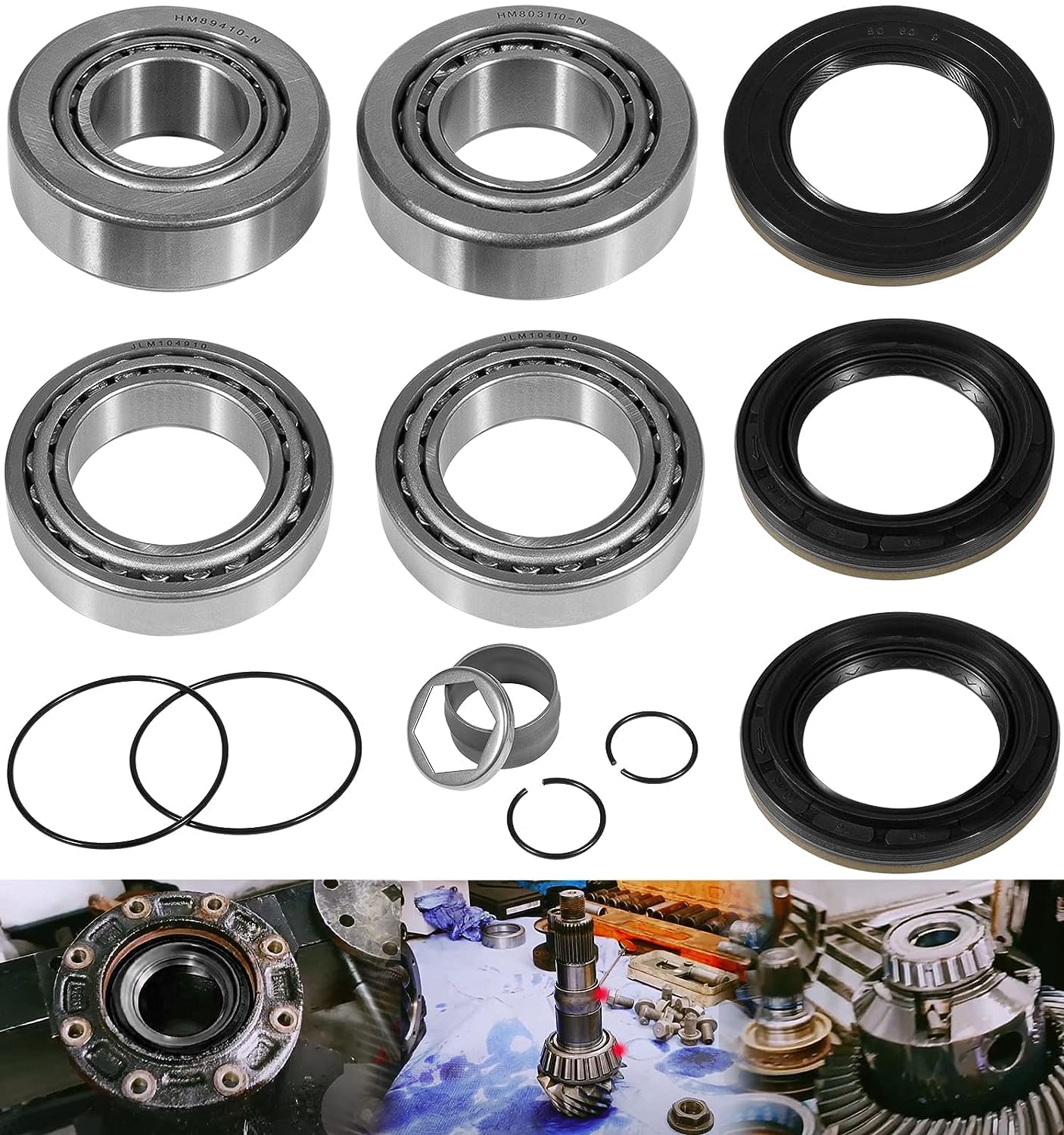 Typ 210 Differential Lager-Reparatursatz passend für BMW M3, M5, E36, E46, E28, E34, E39, E24, E23, E32, E31, M3, M5, großes Lager- und Dichtungsset Typ 210 Differential Lager-Reparatursatz passend für BMW M3, M5, E36, E46, E28, E34, E39, E24, E23, E32, E31, M3, M5, großes Lager- und Dichtungsset von CTcar