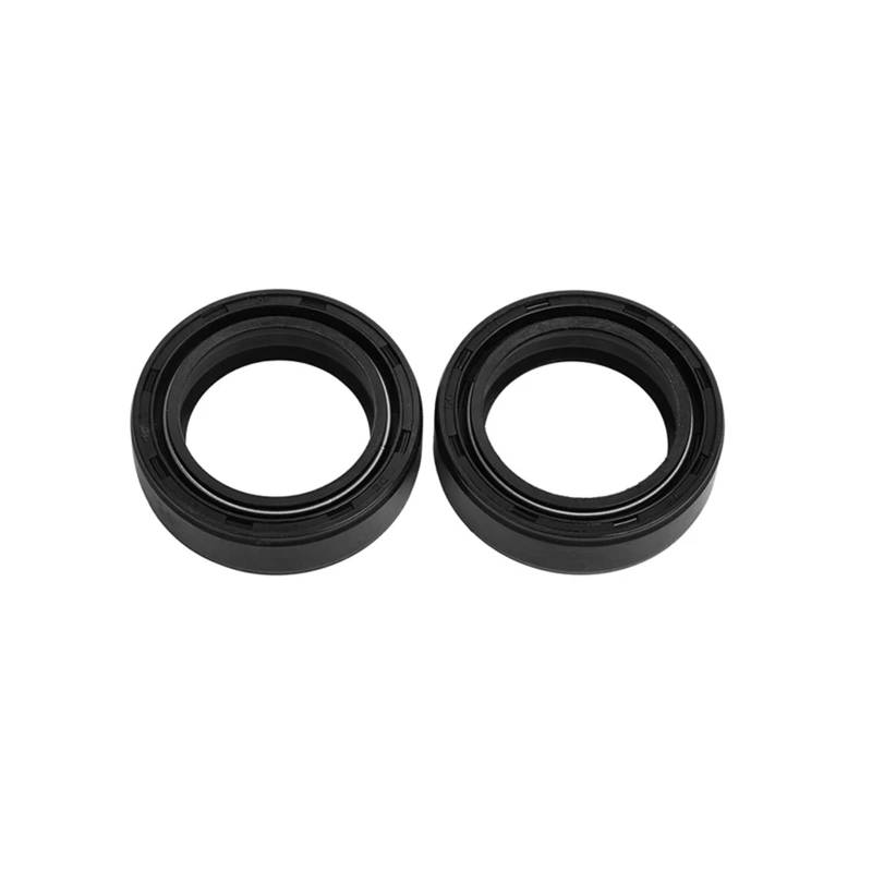 26x37 Motorrad Front Shock Gabel Dämpfer Welle Öl Dichtung Bar Halterungen 26 37 Staub Abdeckung for BWS50 SPY 95-99 BWS50S BWS 50(2pc Oil Seal) von CUAJHNPX