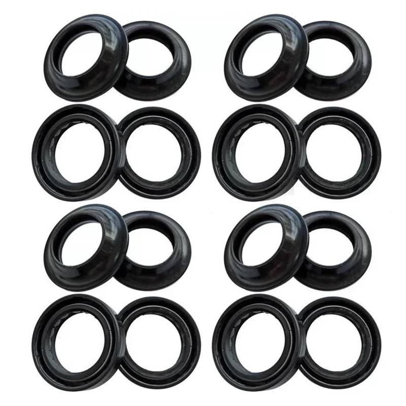 35x48 Front Shock Gabel Dämpfer Staub Öl Dichtung for GS550MZ GS550TX GS550EN GS550EX GS550EZ GS550LN GS550LT GS550LX GS550MX(8pc Seal 8pc Cover) von CUAJHNPX