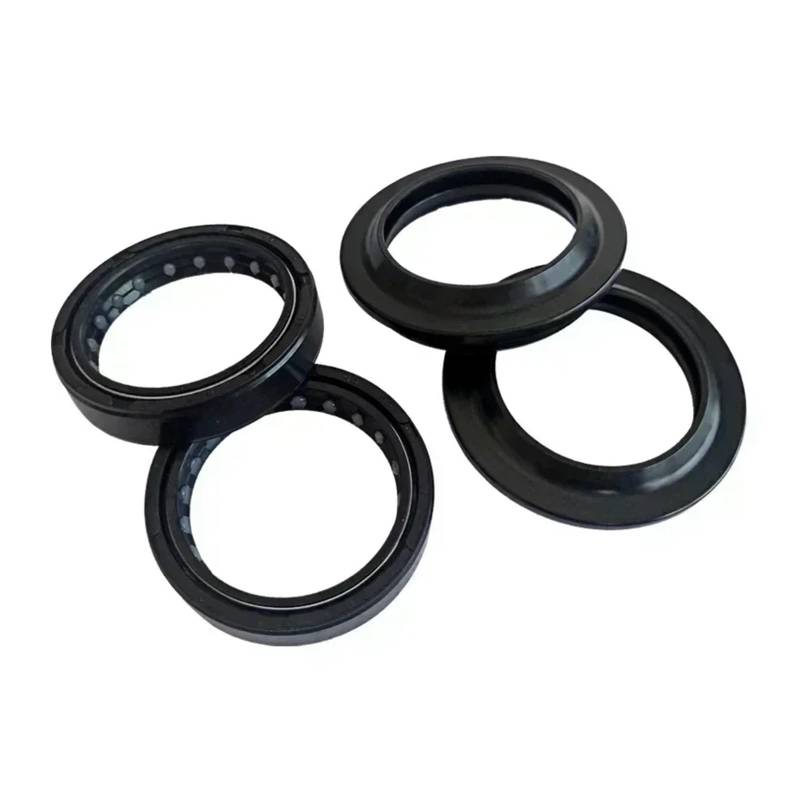 43x55x11 43 55 Front Shock Gabel Dämpfer Welle Staub Öl Dichtung Halterungen for ZZR1100 ZX 1100 ZX1100 ZX1100C 92049-0007(2pc Seal 2pc Cover) von CUAJHNPX