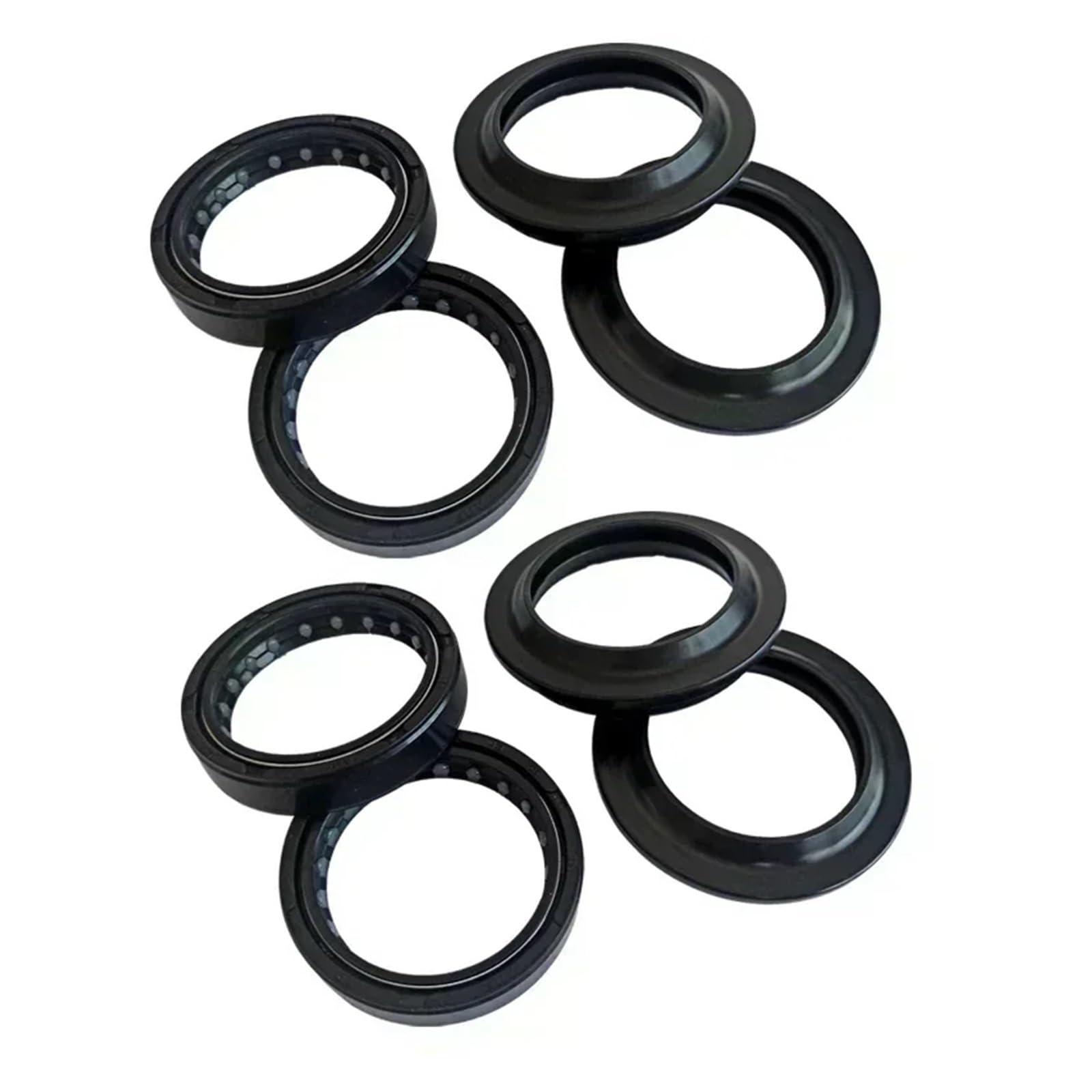 43x55x11 Front Shock Gabel Dämpfer Welle Staub Öl Dichtung Halterungen for VFR800F VFR800 VFR 800 F 2017 VFT800X VFT800 VFT 800 X(4pc Seal 4pc Cover) von CUAJHNPX