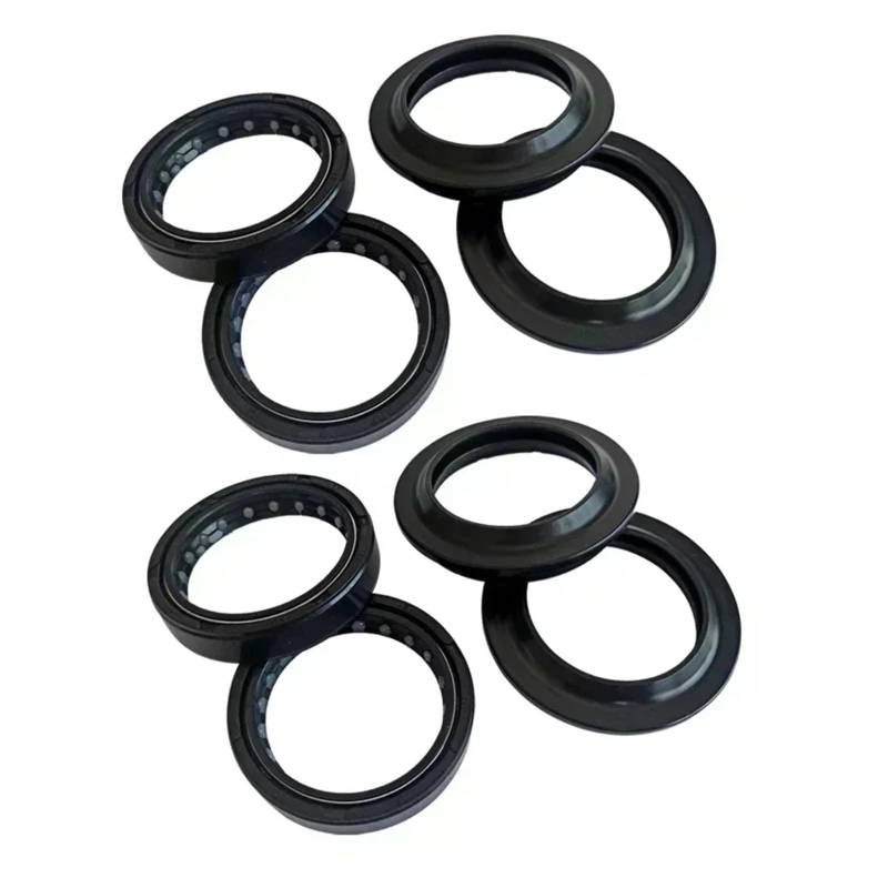 43x55x11 Front Shock Gabel Dämpfer Welle Staub Öl Dichtung Halterungen for VFR800F VFR800 VFR 800 F 2017 VFT800X VFT800 VFT 800 X(4pc Seal 4pc Cover) von CUAJHNPX