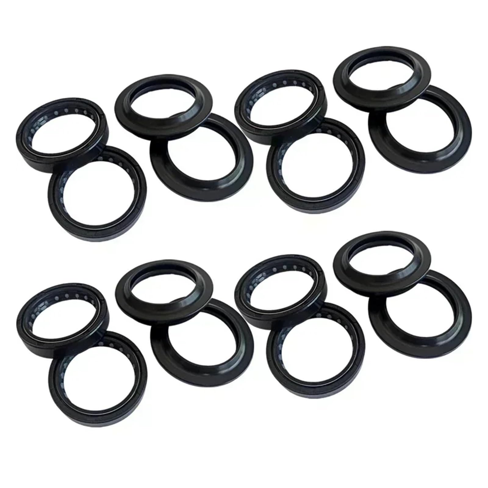 43x55x11 Front Shock Gabel Dämpfer Welle Staub Öl Dichtung Halterungen for VFR800F VFR800 VFR 800 F 2017 VFT800X VFT800 VFT 800 X(8pc Seal 8pc Cover) von CUAJHNPX
