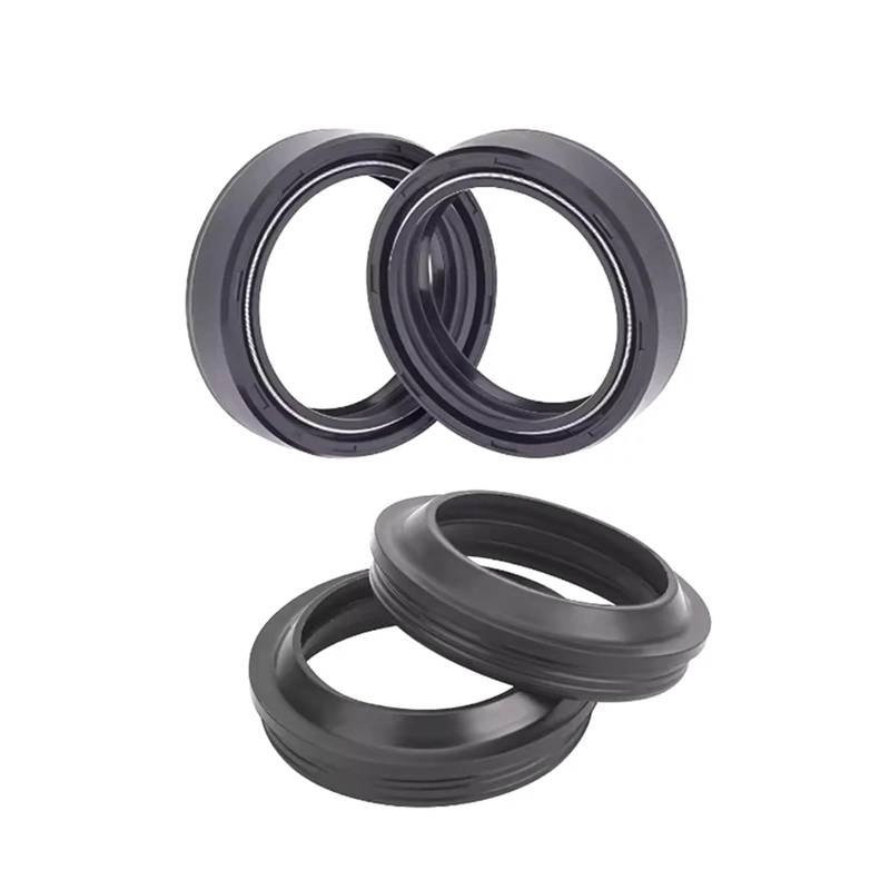 Front Shock Gabel Dämpfer Welle Staub Öl Dichtung Halterungen for 500 LEONCINO ALLE VERSIONEN 2016-2023 2018 2019 2020 2021 2022(2pc Seal 2pc Cover) von CUAJHNPX