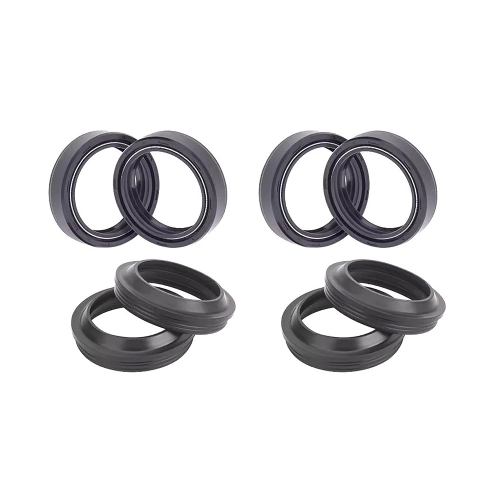 Front Shock Gabel Dämpfer Welle Staub Öl Dichtung Halterungen for 500 LEONCINO ALLE VERSIONEN 2016-2023 2018 2019 2020 2021 2022(4pc Seal 4pc Cover) von CUAJHNPX