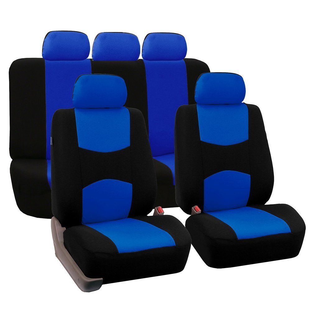 CULTP Autositzbezüge für BMW I4 G26 2021-2023,Vordersitze Rückbank Sitzschoner atmungsaktiv Sitzbezügesets Zubehör Innenraum,A-Blue von CULTP