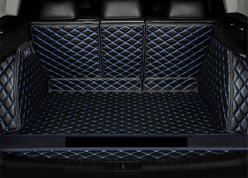 Auto Kofferraumwanne Kofferraummatte, für Toyota CHR CHR 2018-2021 Kofferraum Schutzmatte Antirutschmatte pflegeleicht Kratzfest,Black Blue von CUPKEE