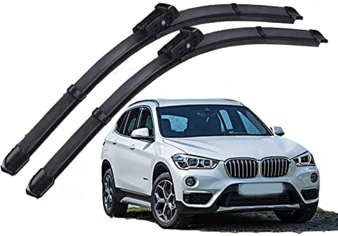 Scheibenwischer für BMW X1 F48 2015-2019, Auto Scheibenwischer Vorne Und Hinten Wischerblätter Set Teile Ersatzwischblätter von CUPLES